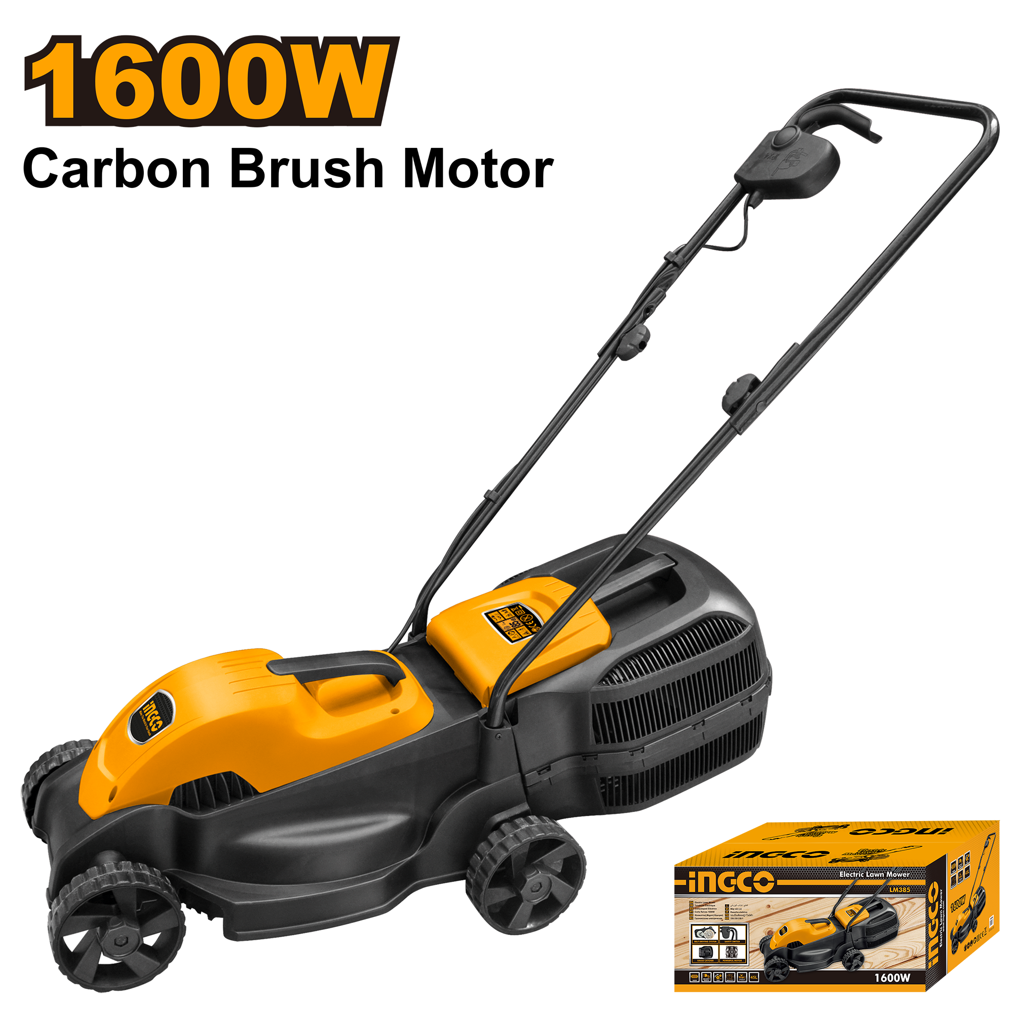 TONDEUSE ÉLECTRIQUE 380MM 1600W 45L - LM385 / FILAIRE