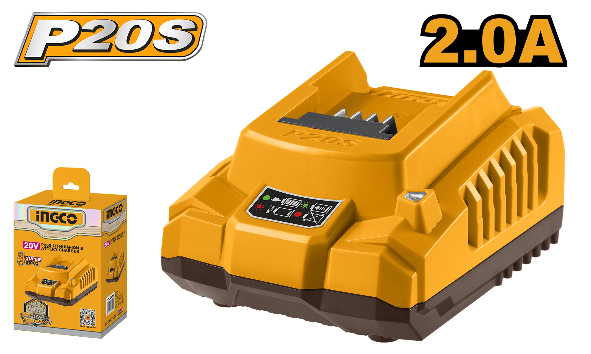 FCLI2001 - CHARGEUR DE BATTERIE 20V
