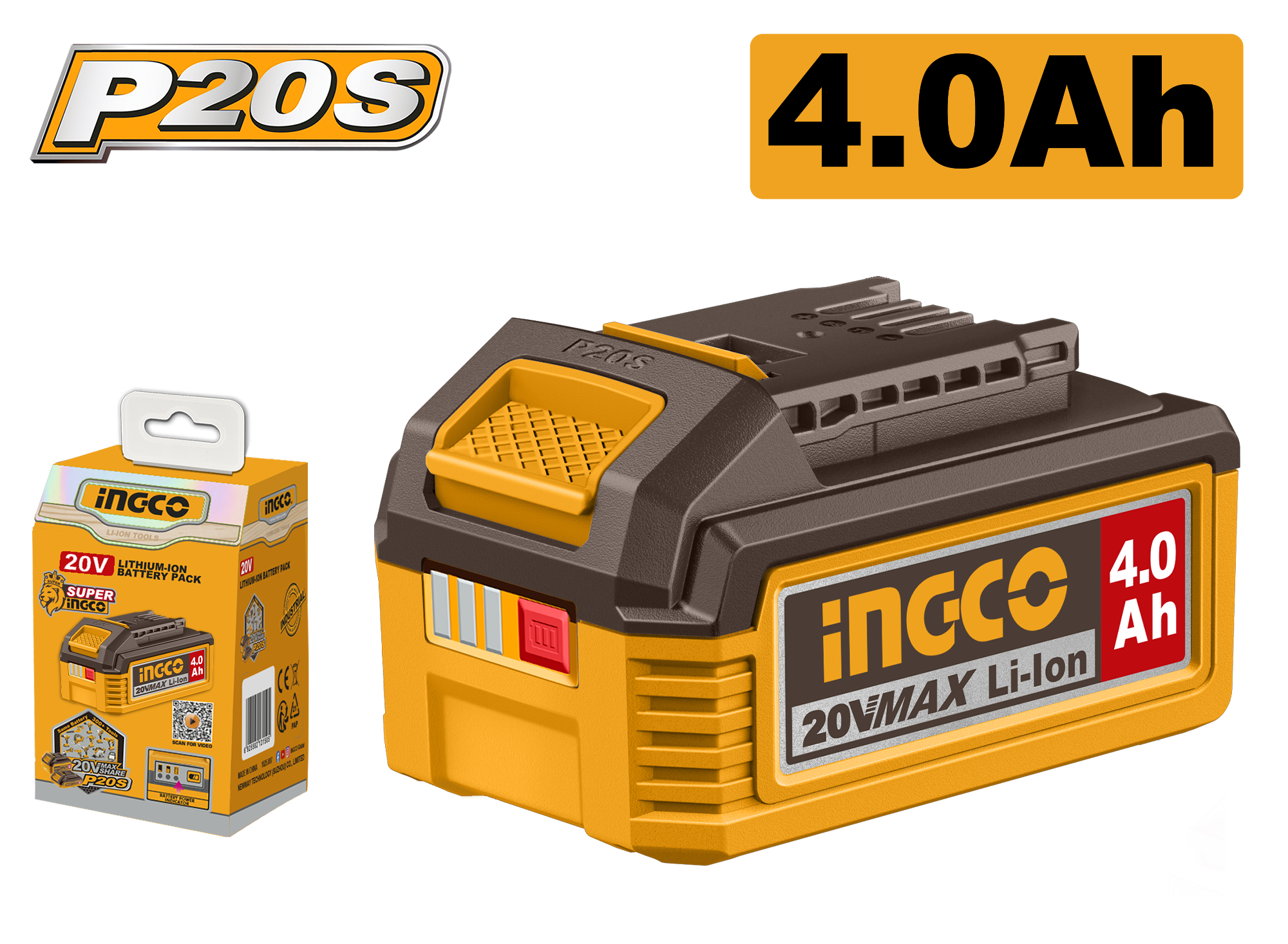 FBLI2002 - BATTERIE 20V 4 AH