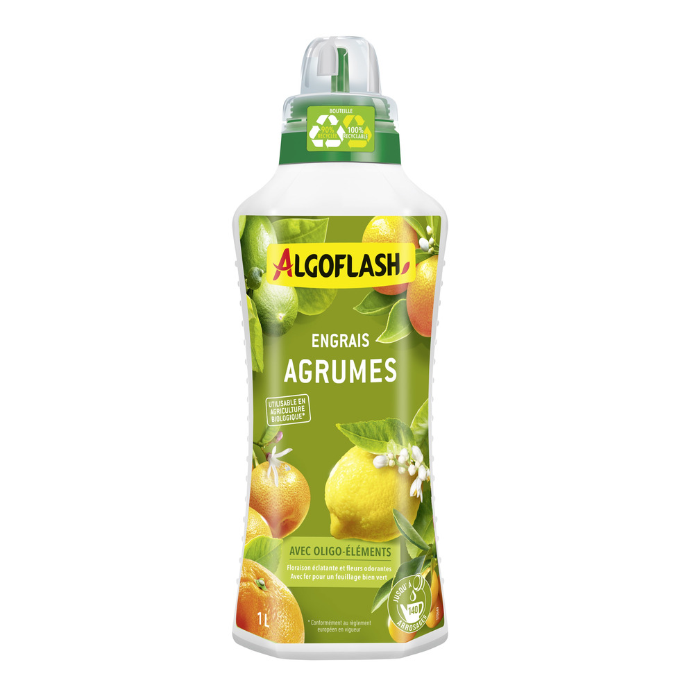 ENGRAIS ALGOFLACH LIQUIDE AGRUM ORANGE 500ML MJ