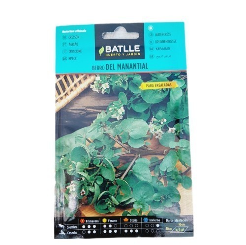 GRAINES BATLLE BERRO MANANTIAL - NASTURTIUM OF
